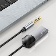 Tech-Protect UltraBoost AC-006 Bluetooth AUX audio adaptér - šedý