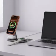 Tech-Protect A52 3v1 Qi2.2 magnetická bezdrátová nabíječka 25 W – černá
