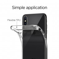 Pouzdro Spigen Liquid Crystal na Apple iPhone Xs/X