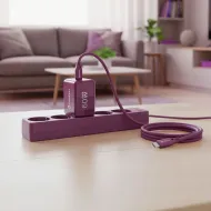 Forcell F-Energy GaN III Crystal Color 60W nabíječka 2× USB-C s kabelem