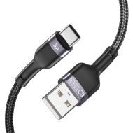 TECH-PROTECT ULTRABOOST Kabel USB-A / USB-C 3A 25cm černý