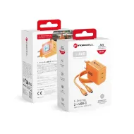 Forcell F-Energy GaN III Crystal Color 60W nabíječka 2× USB-C s kabelem