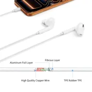 Tech-Protect Ultraboost Core G3 drátová USB-C sluchátka s mikrofonem