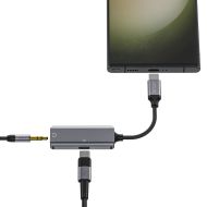 Tech-Protect UltraBoost HZ41 Kabel / Adaptér USB-C na USB-C / mini Jack 3,5mm