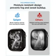 Spigen Thin Fit 360 pouzdro s 9H sklem pro Apple Watch Series 11 / 10 46mm