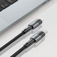 Kabel Tech-Protect UltraBoost YJ-0011 USB-C / Lightning PD20W/3A 1m černý/šedý