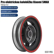 Přední kolo / ráfek Xiaomi Electric Scooter 5 Max / 5 Max GL