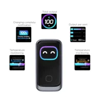 Tech-Protect PowerVision NC100W-GaN 100W 3portová GaN nabíječka s displejem
