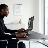 Spigen SlimFold LD201-S6 skládací stojánek na notebook do 14" Space Grey