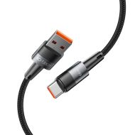 Kabel Tech-Protect UltraBoost YJ-0031 USB-A / USB-C 66W/6A 50cm černý/šedý