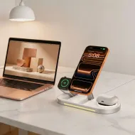 Tech-Protect A51 ArcticBoost 3v1 MagSafe Qi2.2 bezdrátová nabíječka 25W