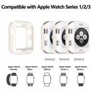 Silikonový kryt SILICONE CASE na Apple Watch Series 3/2/1 (38mm)