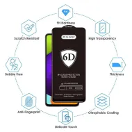 Tvrzené sklo Tel Protect 6D pro iPhone 17 Pro Max – černé