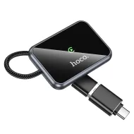 Hoco HU1 bezdrátový CarPlay adaptér USB-A / USB-C černý