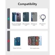ESR Classic RFID Magnetic Wallet Stand – MagSafe peněženka se stojánkem na 5 karet