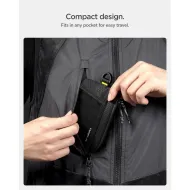 Spigen LF300 Soft RFID peněženka na karty, černá