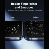 ESR UltraFit Armorite 9H 2-Pack iPhone 18 Pro / 17 Pro, černé