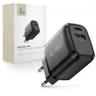 Tech-Protect NCA65W-GAN PD 65W QC3.0 2-portová nabíječka USB-C USB-A