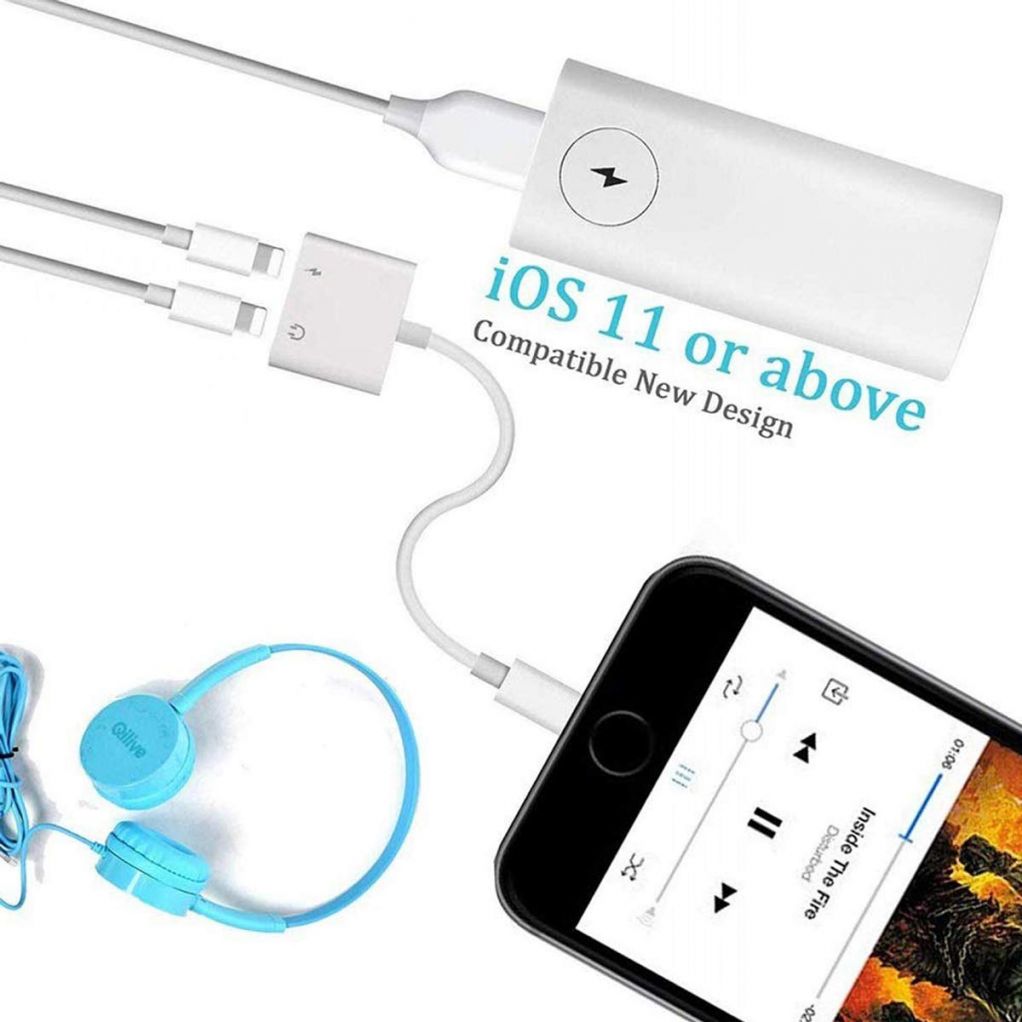 Adaptér / rozdvojka Dual Lightning Audio & Charge iMore.cz
