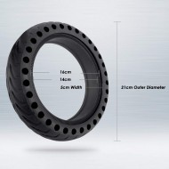 NEDONG 8,5x2 Bezdušová plná pneumatika Xiaomi Scooter 2/3/Pro/Pro 2/1S/Essential