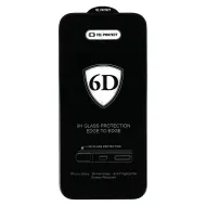 Tvrzené sklo Tel Protect 6D pro iPhone Air – černé