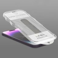 Tvrzené sklo Tel Protect Full Glue Easy-Stick Box iPhone 15 Pro Max