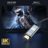 Kabel Tech-Protect UltraBoost YJ-051 HDMI 2.1 8K 60Hz / 4K 120Hz 2m černý