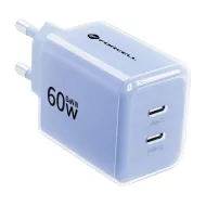 Forcell F-Energy GaN III Crystal Color 60W nabíječka 2× USB-C s kabelem
