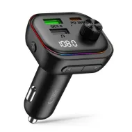 Tech-Protect CC07 54W autonabíječka s FM Bluetooth transmitérem