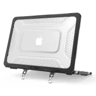 Tech-Protect Kevlar Pro ochranný kryt pro MacBook Neo 13 černý/čirý