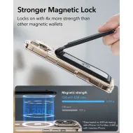 ESR Classic RFID Magnetic Wallet Stand – MagSafe peněženka se stojánkem na 5 karet