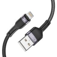 TECH-PROTECT ULTRABOOST Kabel USB-A / Lightning 2,4A 25cm černý