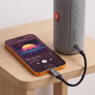 Tech-Protect Ultraboost USB-C na 3,5mm jack adaptér s DAC CX31993 – Iron Grey