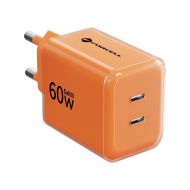 Forcell F-Energy GaN III Crystal Color 60W nabíječka 2× USB-C s kabelem