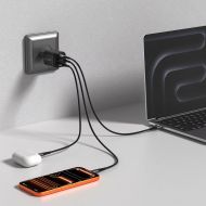 Tech-Protect NCA100W-GaN 100W síťová nabíječka 2× USB-C + USB-A PD 3.2