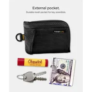 Spigen LF300 Soft RFID peněženka na karty, černá
