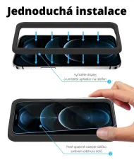 JP Long Pack Tvrzené sklo, iPhone 17e  16e  14 13 Pro  13