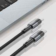 Kabel Tech-Protect UltraBoost YJ-0004 USB-C PD60W/3A 25cm černý/šedý