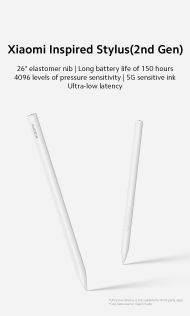 Xiaomi Smart Pen 2. generace - lehké a pohodlné pero pro kreativní tvorbu