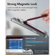 ESR Classic RFID Magnetic Wallet Stand – MagSafe peněženka se stojánkem na 5 karet