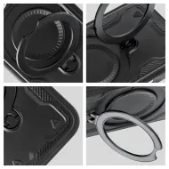 Pouzdro Forcell Frost Armor na iPhone 17 - černé