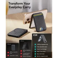 ESR Classic RFID Magnetic Wallet Stand – MagSafe peněženka se stojánkem na 5 karet