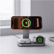 Tech-Protect A52 3v1 Qi2.2 magnetická bezdrátová nabíječka 25 W – černá