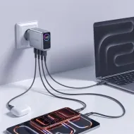 Tech-Protect PowerVision NC140W-GaN 140W síťová nabíječka 3× USB-C + USB-A