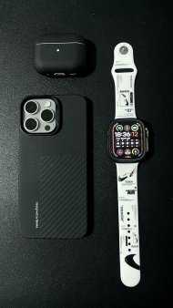 Benks Montage ArmorAir MagSafe Kevlar 600D+1500D iPhone 15 Pro černý