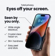 Tech-Protect Glass SPY+ 2-Pack privátní tvrzené sklo pro iPhone 18 Pro