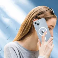 Pouzdro Tech-Protect FlexAir Hybrid MagSafe iPhone 13 mini třpytivé