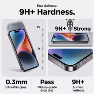 Tech-Protect Glass SPY+ 2-Pack privátní tvrzené sklo pro iPhone 18 Pro