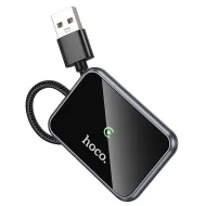 Hoco HU1 bezdrátový CarPlay adaptér USB-A / USB-C černý
