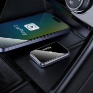Hoco HU1 bezdrátový CarPlay adaptér USB-A / USB-C černý